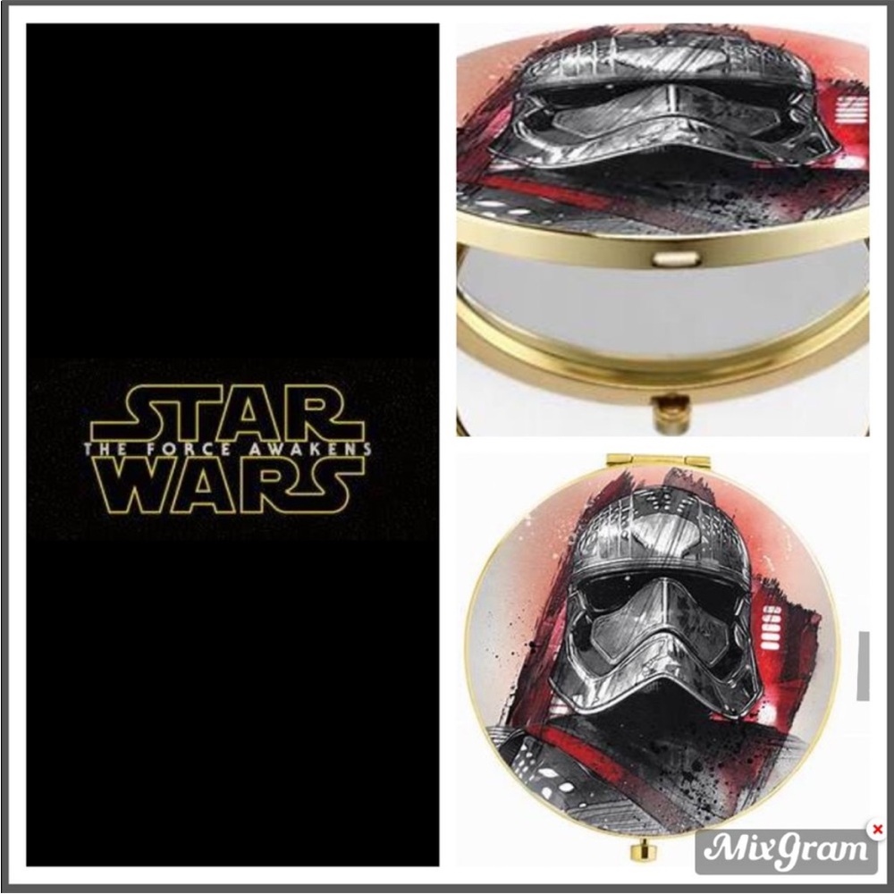 Cargo Cosmetics Star Wars Collector Edition Compact Mirror Captain Phasma RARE
